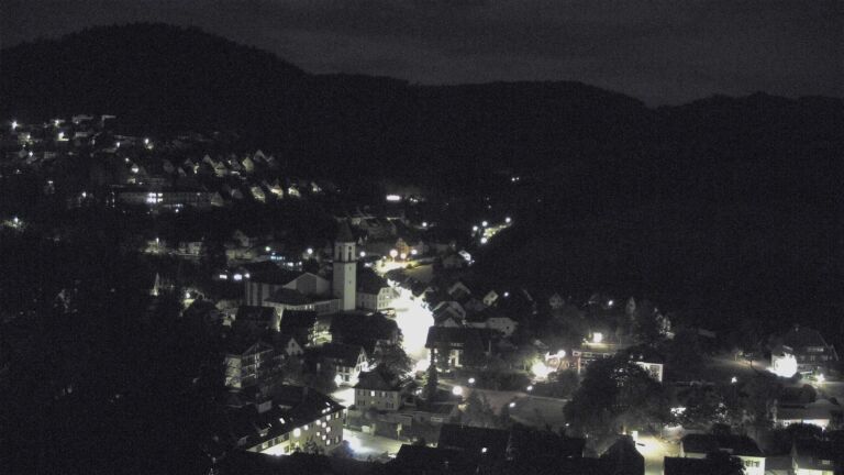 Dieses Bild zeigt eine Webcam-Aufnahme von Ottenhöfen, aufgenommen am Donnerstag, den 03.09.2026 um 01:30 Uhr