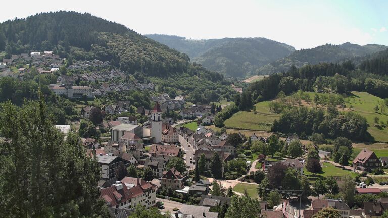 Dieses Bild zeigt eine Webcam-Aufnahme von Ottenhöfen, aufgenommen am Mittwoch, den 24.06.2026 um 11:50 Uhr