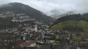 Dieses Bild zeigt eine Webcam-Aufnahme von Ottenhöfen, aufgenommen am Dienstag, den 24.02.2026 um 13:40 Uhr