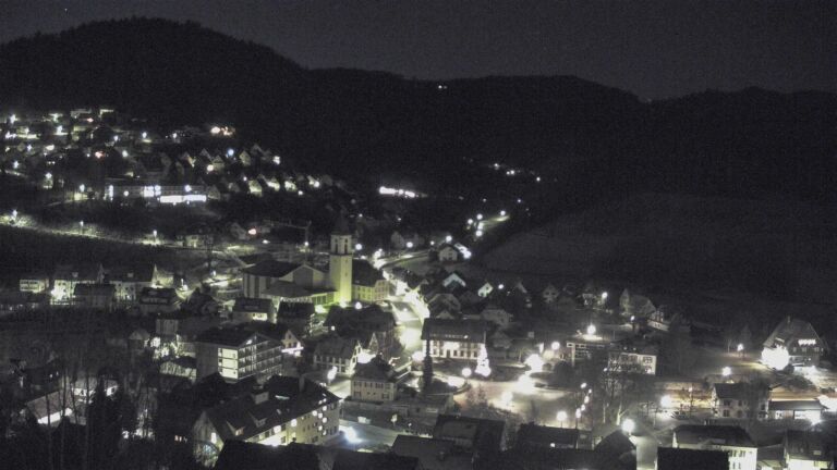 Dieses Bild zeigt eine Webcam-Aufnahme von Ottenhöfen, aufgenommen am Donnerstag, den 01.01.2026 um 06:50 Uhr