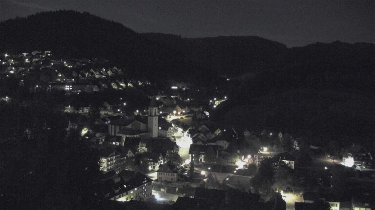 Dieses Bild zeigt eine Webcam-Aufnahme von Ottenhöfen, aufgenommen am Dienstag, den 29.09.2026 um 23:00 Uhr