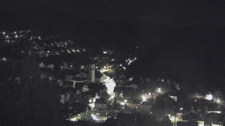 Dieses Bild zeigt eine Webcam-Aufnahme von Ottenhöfen, aufgenommen am Samstag, den 18.07.2026 um 02:30 Uhr