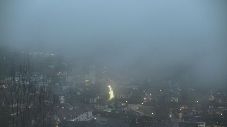 Dieses Bild zeigt eine Webcam-Aufnahme von Ottenhöfen, aufgenommen am Mittwoch, den 28.01.2026 um 07:40 Uhr