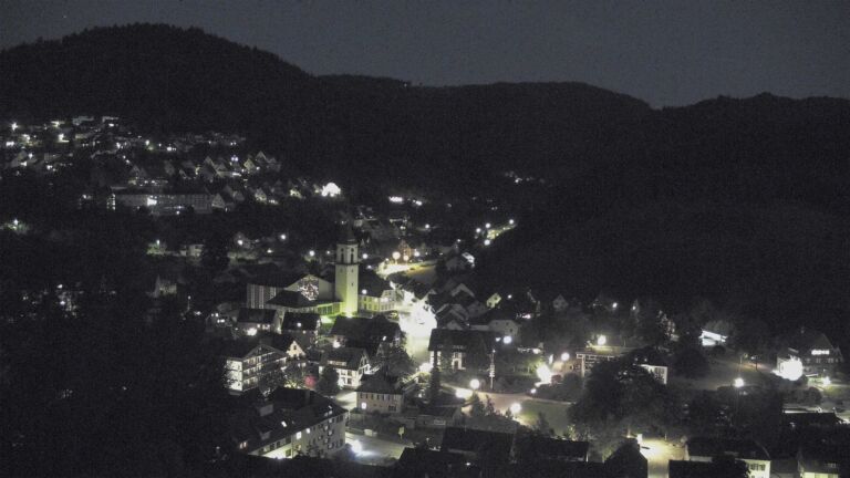 Dieses Bild zeigt eine Webcam-Aufnahme von Ottenhöfen, aufgenommen am Samstag, den 23.05.2026 um 22:30 Uhr