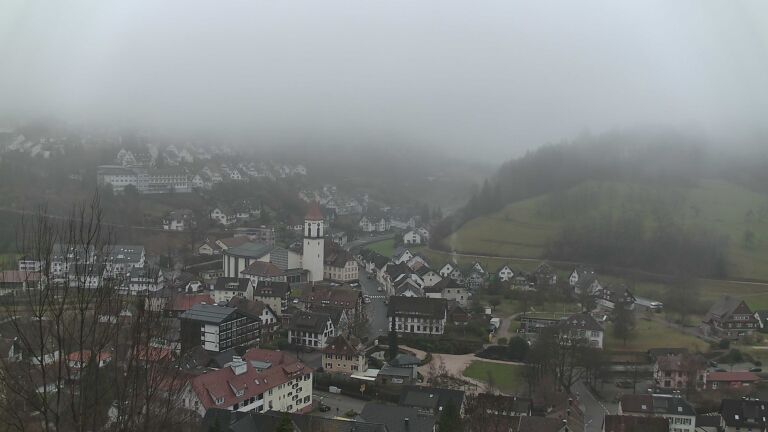 Dieses Bild zeigt eine Webcam-Aufnahme von Ottenhöfen, aufgenommen am Freitag, den 20.02.2026 um 10:10 Uhr