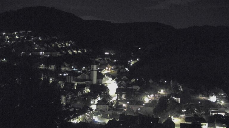 Dieses Bild zeigt eine Webcam-Aufnahme von Ottenhöfen, aufgenommen am Donnerstag, den 03.09.2026 um 03:30 Uhr