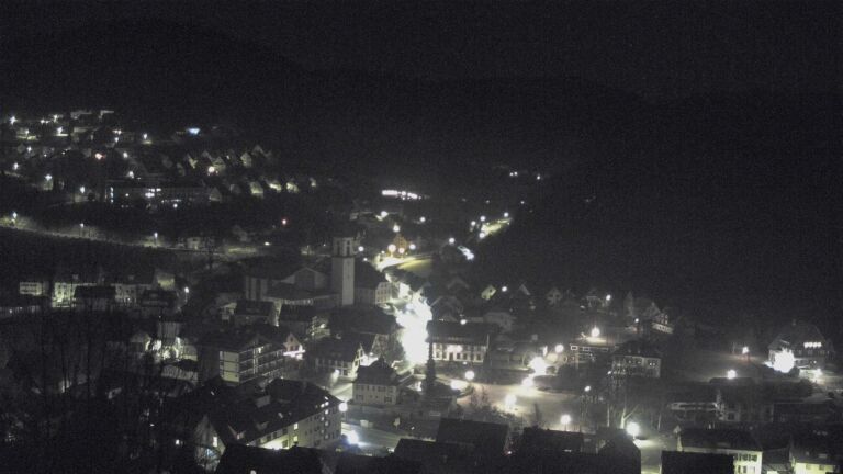 Dieses Bild zeigt eine Webcam-Aufnahme von Ottenhöfen, aufgenommen am Samstag, den 27.12.2025 um 02:30 Uhr