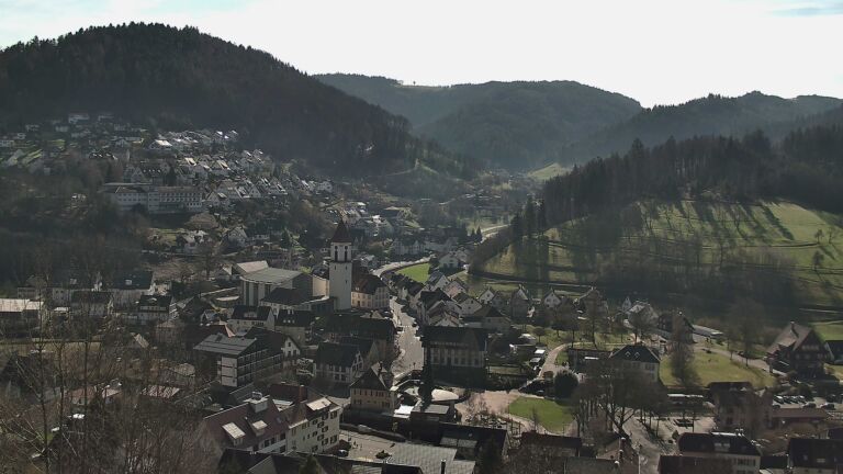 Dieses Bild zeigt eine Webcam-Aufnahme von Ottenhöfen, aufgenommen am Donnerstag, den 26.02.2026 um 12:00 Uhr