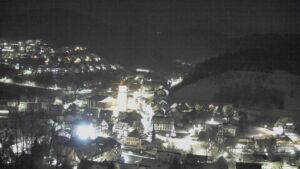 Dieses Bild zeigt eine Webcam-Aufnahme von Ottenhöfen, aufgenommen am Donnerstag, den 08.01.2026 um 20:30 Uhr