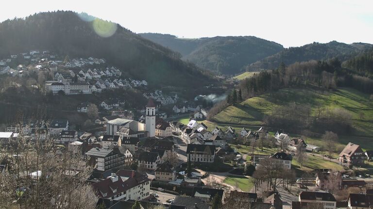 Dieses Bild zeigt eine Webcam-Aufnahme von Ottenhöfen, aufgenommen am Montag, den 02.03.2026 um 09:40 Uhr