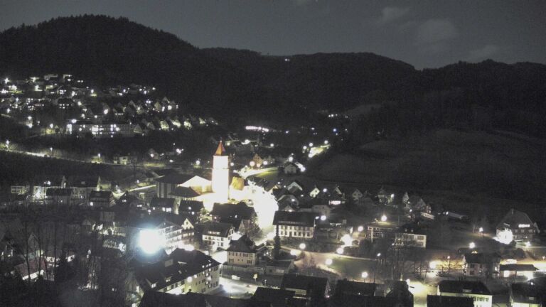 Dieses Bild zeigt eine Webcam-Aufnahme von Ottenhöfen, aufgenommen am Montag, den 02.03.2026 um 20:10 Uhr