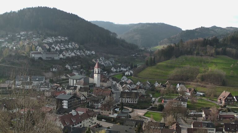 Dieses Bild zeigt eine Webcam-Aufnahme von Ottenhöfen, aufgenommen am Mittwoch, den 25.03.2026 um 07:40 Uhr