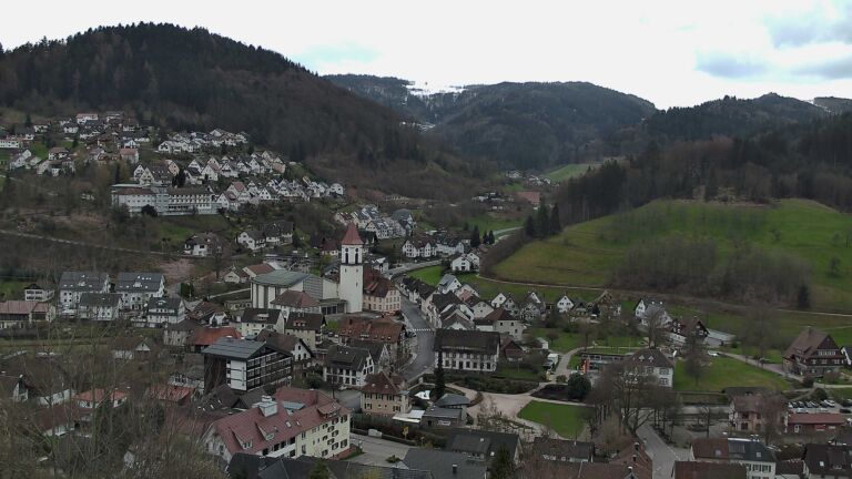 Dieses Bild zeigt eine Webcam-Aufnahme von Ottenhöfen, aufgenommen am Sonntag, den 29.03.2026 um 15:50 Uhr