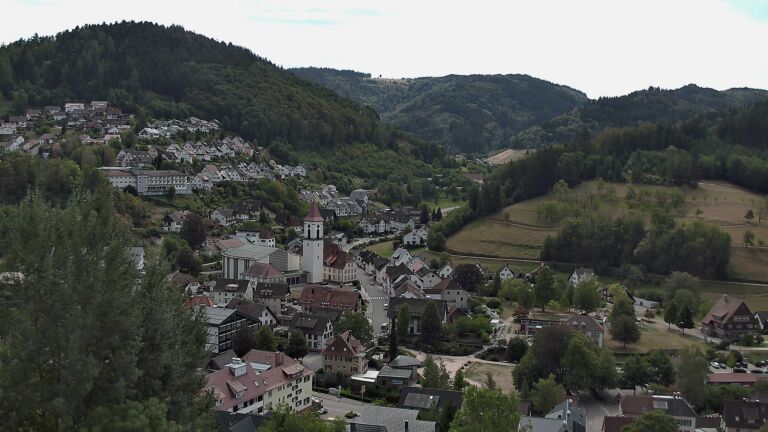 Dieses Bild zeigt eine Webcam-Aufnahme von Ottenhöfen, aufgenommen am Montag, den 24.08.2026 um 12:40 Uhr