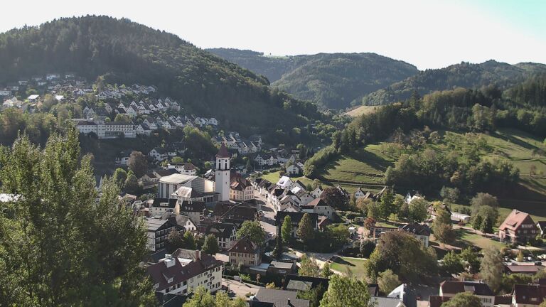 Dieses Bild zeigt eine Webcam-Aufnahme von Ottenhöfen, aufgenommen am Freitag, den 25.09.2026 um 10:20 Uhr