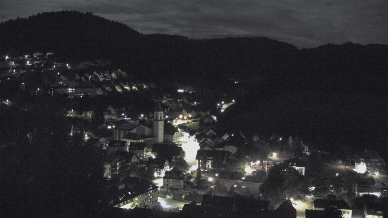 Dieses Bild zeigt eine Webcam-Aufnahme von Ottenhöfen, aufgenommen am Dienstag, den 01.09.2026 um 02:30 Uhr