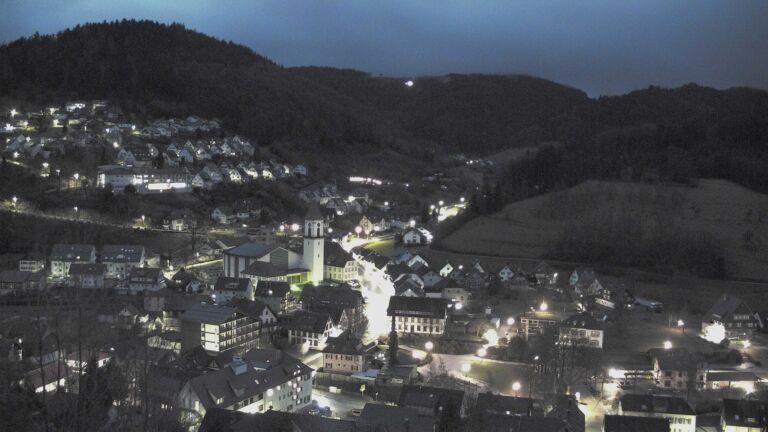 Dieses Bild zeigt eine Webcam-Aufnahme von Ottenhöfen, aufgenommen am Samstag, den 21.02.2026 um 06:50 Uhr