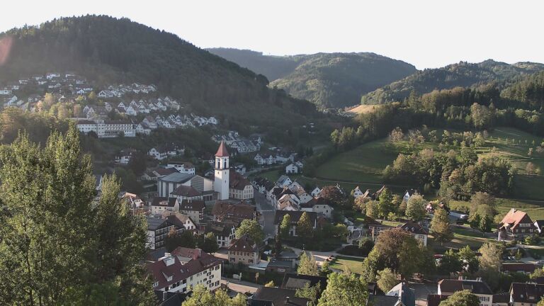 Dieses Bild zeigt eine Webcam-Aufnahme von Ottenhöfen, aufgenommen am Mittwoch, den 23.09.2026 um 08:40 Uhr