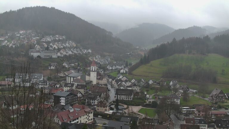 Dieses Bild zeigt eine Webcam-Aufnahme von Ottenhöfen, aufgenommen am Mittwoch, den 25.03.2026 um 11:40 Uhr