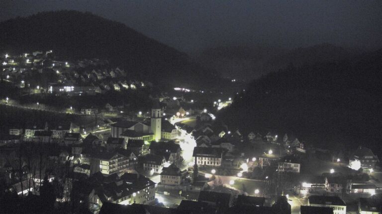 Dieses Bild zeigt eine Webcam-Aufnahme von Ottenhöfen, aufgenommen am Sonntag, den 15.03.2026 um 05:50 Uhr