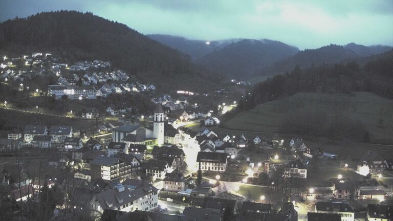 Dieses Bild zeigt eine Webcam-Aufnahme von Ottenhöfen, aufgenommen am Donnerstag, den 12.03.2026 um 06:10 Uhr