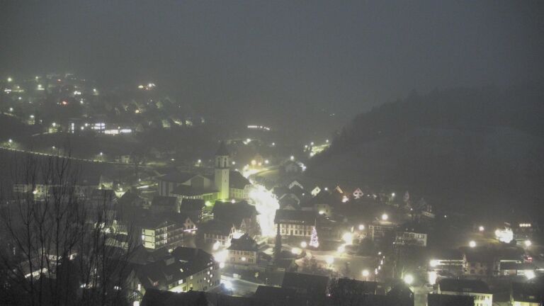 Dieses Bild zeigt eine Webcam-Aufnahme von Ottenhöfen, aufgenommen am Samstag, den 10.01.2026 um 07:30 Uhr