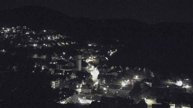 Dieses Bild zeigt eine Webcam-Aufnahme von Ottenhöfen, aufgenommen am Freitag, den 04.09.2026 um 23:00 Uhr