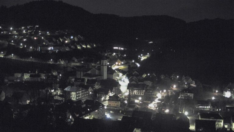 Dieses Bild zeigt eine Webcam-Aufnahme von Ottenhöfen, aufgenommen am Freitag, den 12.12.2025 um 04:30 Uhr