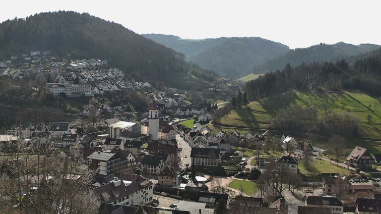 Dieses Bild zeigt eine Webcam-Aufnahme von Ottenhöfen, aufgenommen am Dienstag, den 03.03.2026 um 11:10 Uhr