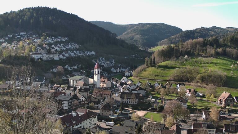 Dieses Bild zeigt eine Webcam-Aufnahme von Ottenhöfen, aufgenommen am Mittwoch, den 08.04.2026 um 08:50 Uhr