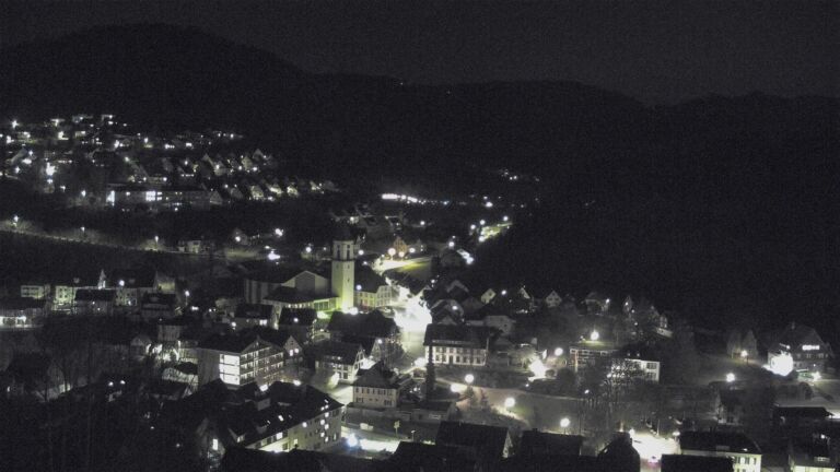 Dieses Bild zeigt eine Webcam-Aufnahme von Ottenhöfen, aufgenommen am Freitag, den 10.04.2026 um 22:00 Uhr