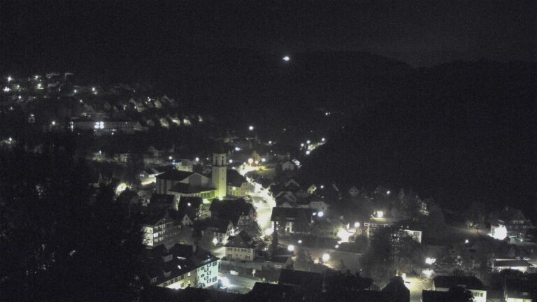 Dieses Bild zeigt eine Webcam-Aufnahme von Ottenhöfen, aufgenommen am Samstag, den 24.10.2026 um 06:20 Uhr