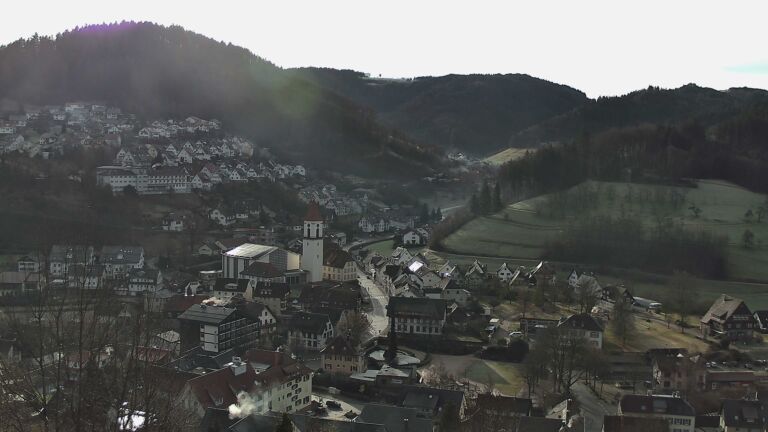 Dieses Bild zeigt eine Webcam-Aufnahme von Ottenhöfen, aufgenommen am Dienstag, den 27.01.2026 um 10:20 Uhr