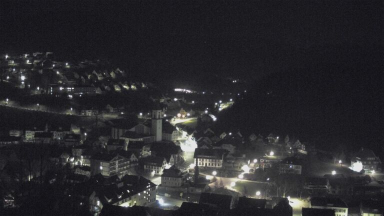 Dieses Bild zeigt eine Webcam-Aufnahme von Ottenhöfen, aufgenommen am Sonntag, den 22.03.2026 um 02:00 Uhr