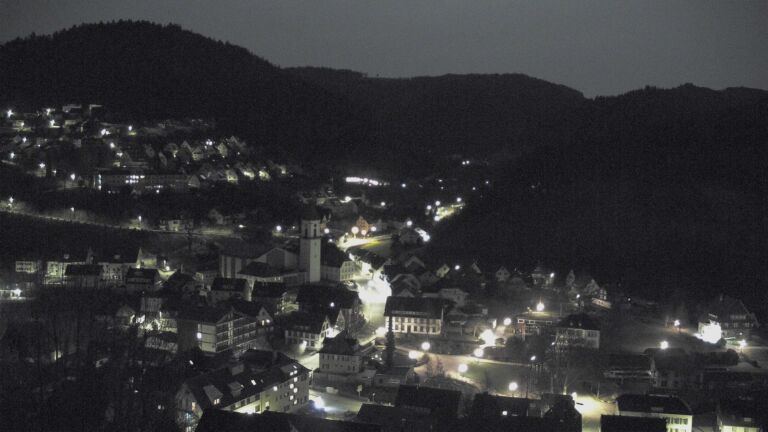 Dieses Bild zeigt eine Webcam-Aufnahme von Ottenhöfen, aufgenommen am Freitag, den 06.03.2026 um 02:00 Uhr