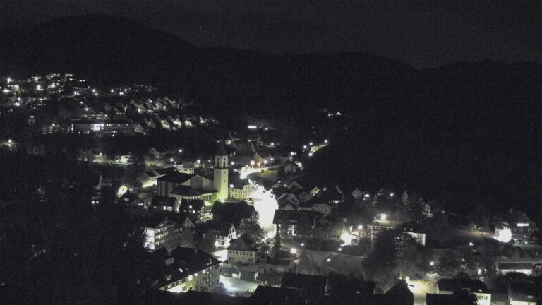 Dieses Bild zeigt eine Webcam-Aufnahme von Ottenhöfen, aufgenommen am Dienstag, den 06.10.2026 um 21:30 Uhr