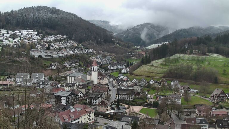 Dieses Bild zeigt eine Webcam-Aufnahme von Ottenhöfen, aufgenommen am Donnerstag, den 26.03.2026 um 11:20 Uhr