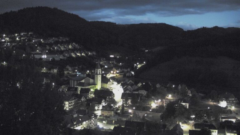 Dieses Bild zeigt eine Webcam-Aufnahme von Ottenhöfen, aufgenommen am Samstag, den 29.08.2026 um 05:50 Uhr