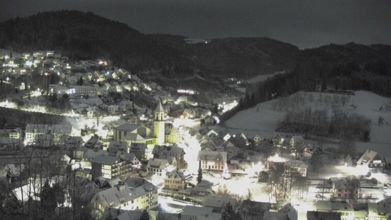 Dieses Bild zeigt eine Webcam-Aufnahme von Ottenhöfen, aufgenommen am Samstag, den 03.01.2026 um 06:10 Uhr