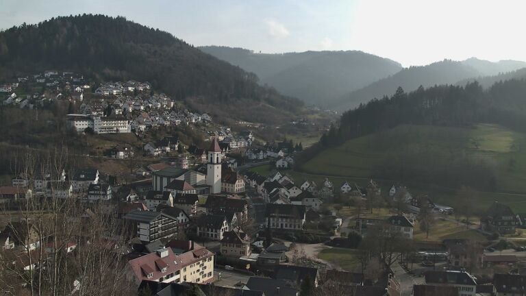 Dieses Bild zeigt eine Webcam-Aufnahme von Ottenhöfen, aufgenommen am Montag, den 09.02.2026 um 15:20 Uhr