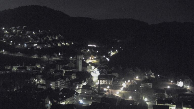 Dieses Bild zeigt eine Webcam-Aufnahme von Ottenhöfen, aufgenommen am Sonntag, den 08.02.2026 um 02:00 Uhr