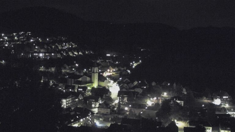 Dieses Bild zeigt eine Webcam-Aufnahme von Ottenhöfen, aufgenommen am Mittwoch, den 16.09.2026 um 22:00 Uhr
