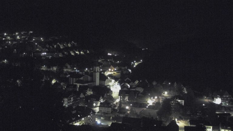 Dieses Bild zeigt eine Webcam-Aufnahme von Ottenhöfen, aufgenommen am Freitag, den 09.10.2026 um 04:30 Uhr