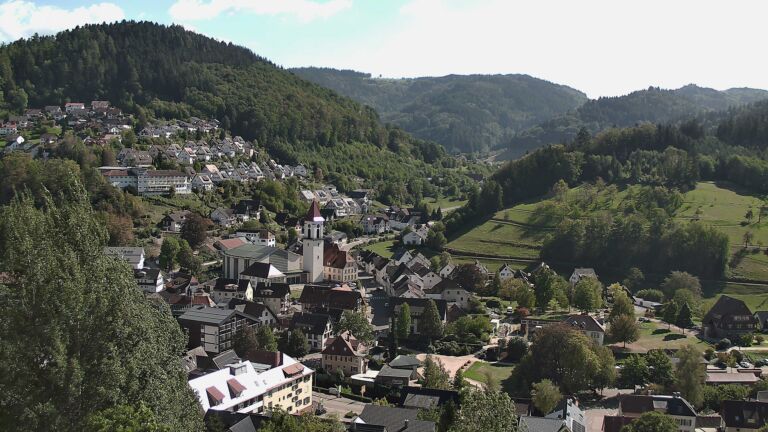 Dieses Bild zeigt eine Webcam-Aufnahme von Ottenhöfen, aufgenommen am Dienstag, den 22.09.2026 um 14:50 Uhr