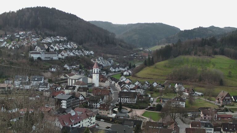 Dieses Bild zeigt eine Webcam-Aufnahme von Ottenhöfen, aufgenommen am Samstag, den 07.03.2026 um 07:40 Uhr