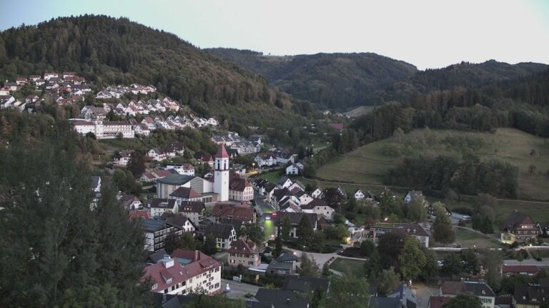 Dieses Bild zeigt eine Webcam-Aufnahme von Ottenhöfen, aufgenommen am Freitag, den 11.09.2026 um 20:10 Uhr