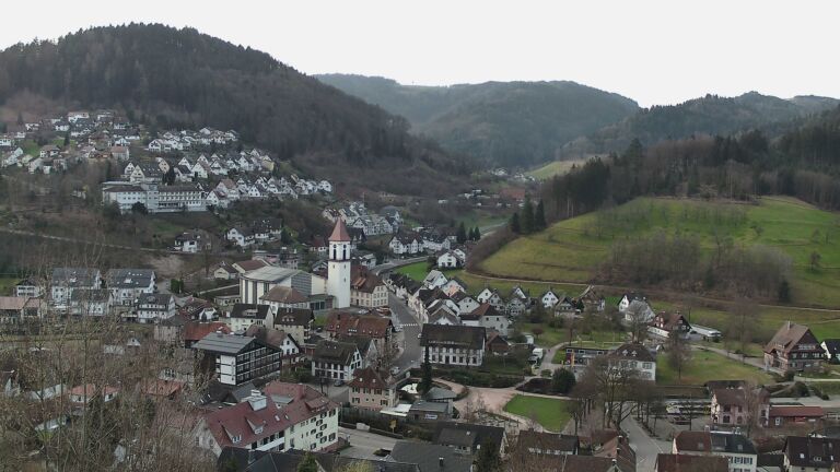 Dieses Bild zeigt eine Webcam-Aufnahme von Ottenhöfen, aufgenommen am Samstag, den 07.03.2026 um 08:00 Uhr