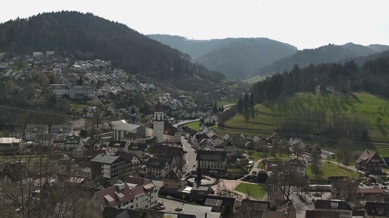 Dieses Bild zeigt eine Webcam-Aufnahme von Ottenhöfen, aufgenommen am Dienstag, den 24.03.2026 um 11:50 Uhr