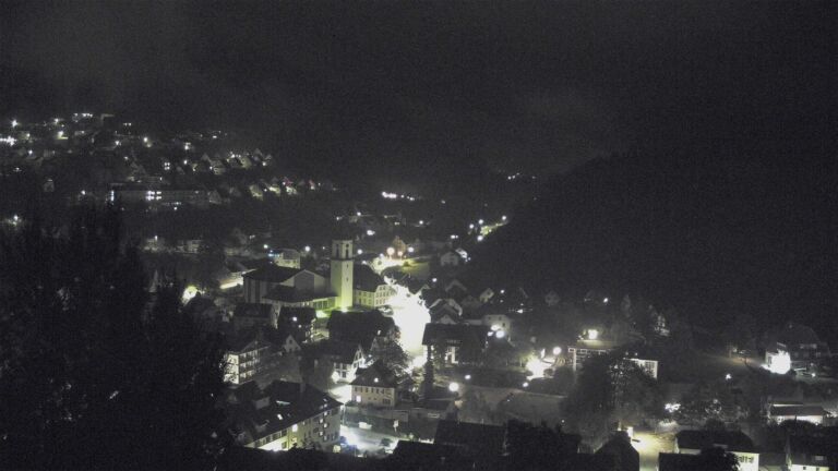 Dieses Bild zeigt eine Webcam-Aufnahme von Ottenhöfen, aufgenommen am Montag, den 19.10.2026 um 06:20 Uhr