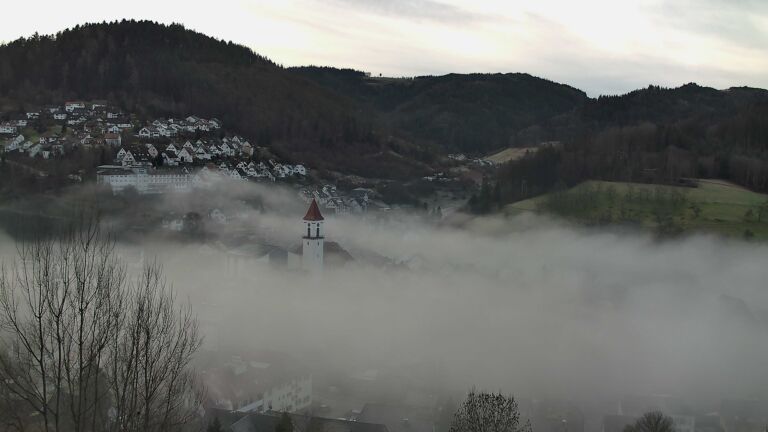 Dieses Bild zeigt eine Webcam-Aufnahme von Ottenhöfen, aufgenommen am Mittwoch, den 04.02.2026 um 08:40 Uhr